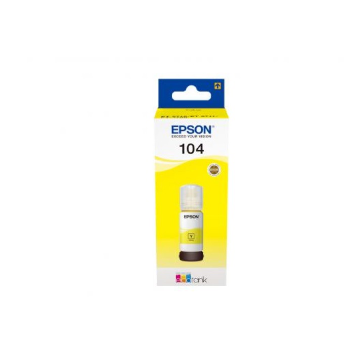 EPSON C13T00P440 FLACONE INCHIOSTRO GIALLO - SERIE 104 - 65 ML