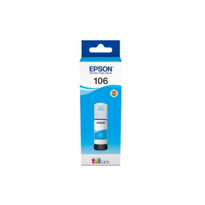 EPSON C13T00R240 FLACONE INCHIOSTRO CIANO - SERIE 106 - 70ML