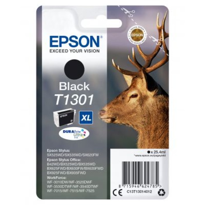 EPSON C13T13014012 CARTUCCIA T1301 - SERIE CERVO NERO - 945P/25.4ML