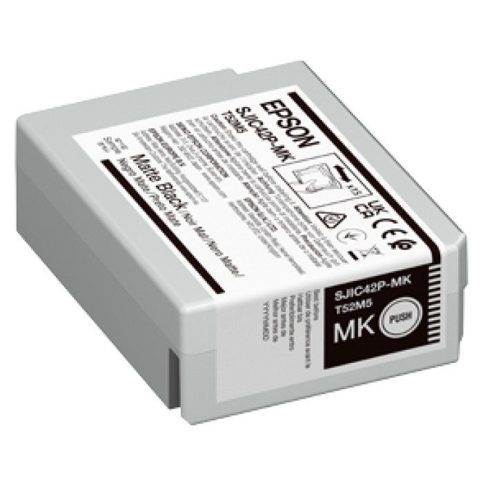 EPSON POS C13T52M540 INK CARTRIDGE FOR CW C4000E MK MATTE BLACK