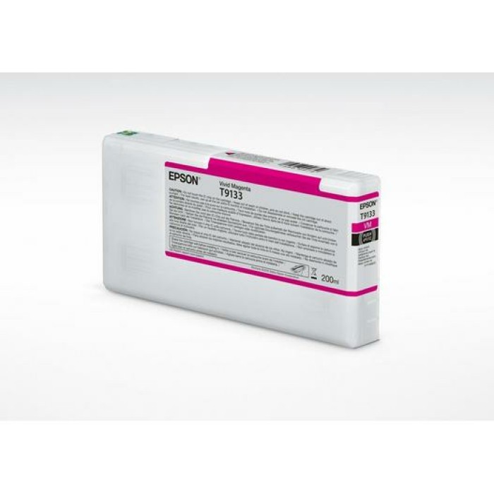 EPSON C13T91330N T9133 VIVID MAGENTA INK CARTRIDGE 200ML