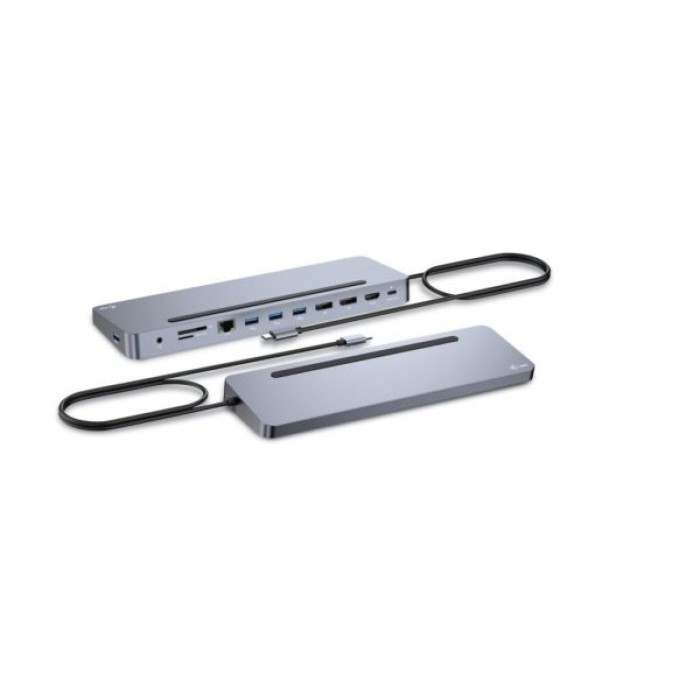 I-TEC C31FLAT2PDPRO USB-C METAL ERGONOMIC 4K 3X DISPLAY DOCKING