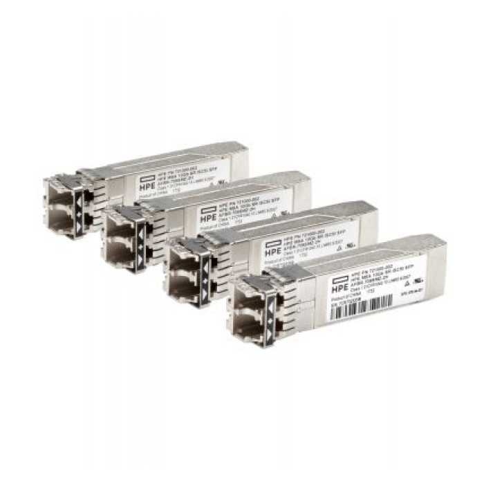 HEWLETT PACKARD ENT C8R25B HPE MSA 10GB SR ISCSI SFP 4PK XCVR