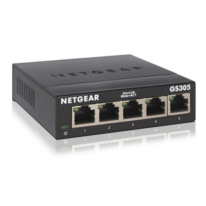 NETGEAR GS305-300PES 5PT GIGE UNMANAGED SW 300-SERIES
