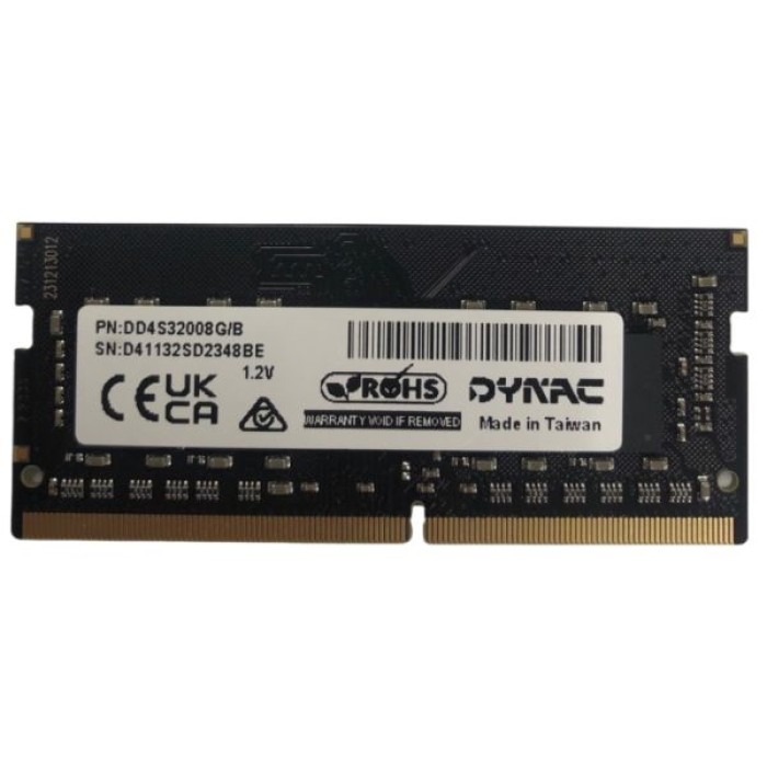 DYNAC DD4S32008G/S DYNAC DRAM 8GB DDR4 SODIMM 3200MHZ 22-22-22 1.2V
