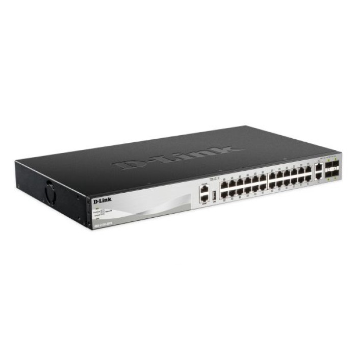 D-LINK DGS-3130-30TS 24 X 10/100/1000BASE-T PORTS LAYER 3 STACKABLE MAN