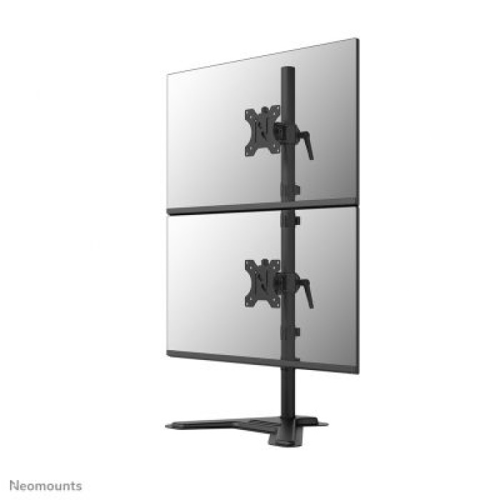 NEWSTAR DS45-600BL2V Neomounts NERO Dual monitor stand 10-32