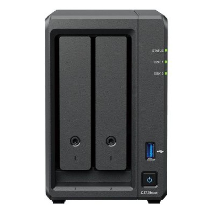 SYNOLOGY INC. DS725NEO+ DS 2-BAY PLUS AMD RYZEN R1600 3.1GHZ 4GB NO-ECC