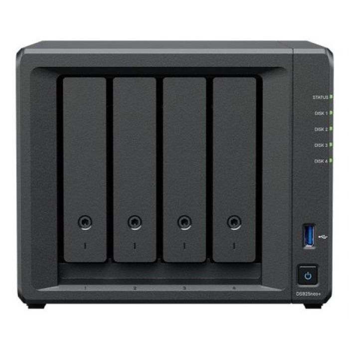 SYNOLOGY INC. DS925NEO+ DS 4-BAY PLUS AMD RYZEN V1500B 2.2GHZ 4GB NOECC