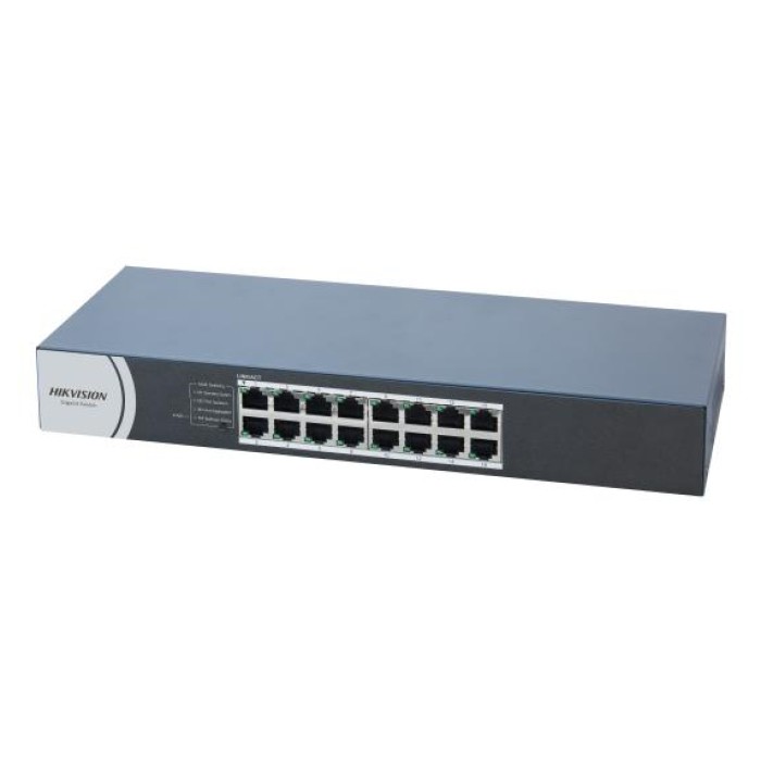 HIKVISION DS-3E0516R-O 16  Gigabit RJ45 ports. 13-inch Rack-mountable