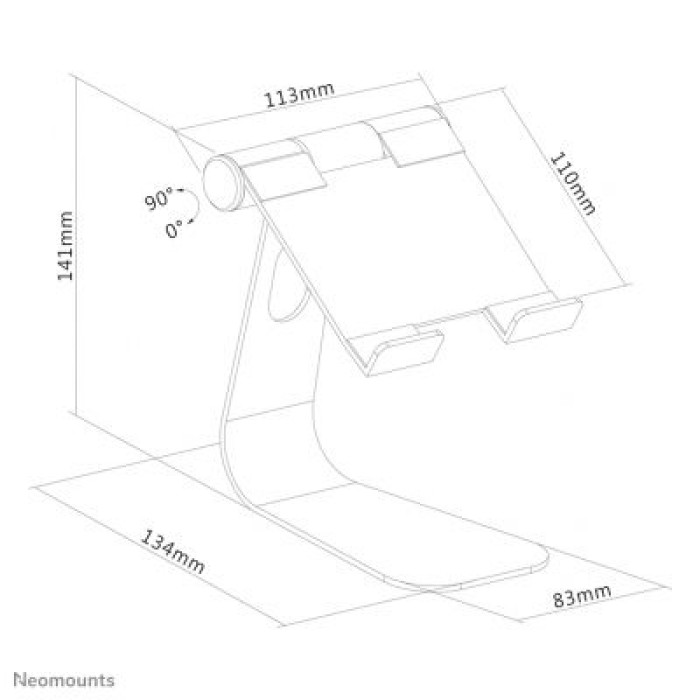 NEWSTAR DS15-050SL1 SUPPORTO PER TABLET NEOMOUNTS
