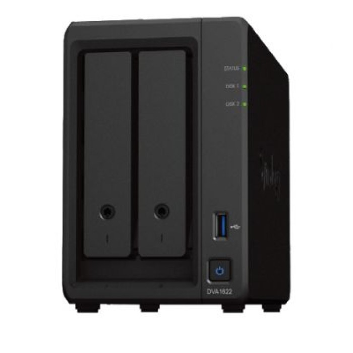 SYNOLOGY INC. DVA1622 SYNOLOGY NVR ATOM C3538 2.1GHZ. GTX 1650. 8GB DDR4