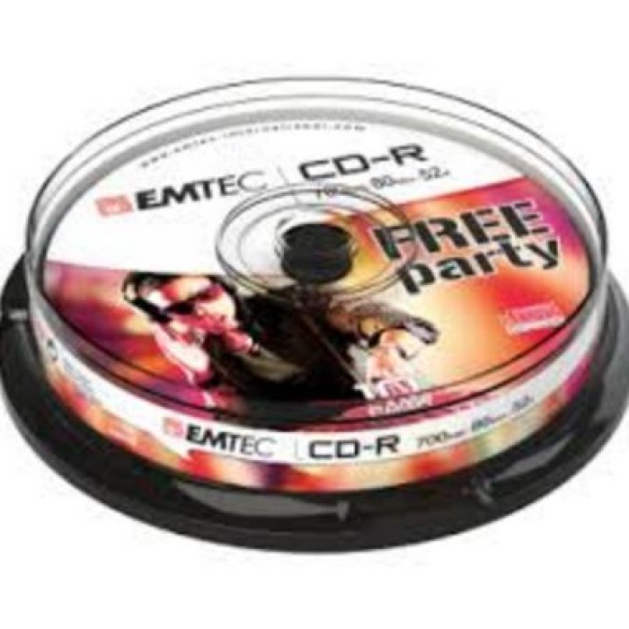EMTEC ECOC801052CB EMTEC CD-R 80MIN/700MB 52X CB (10)