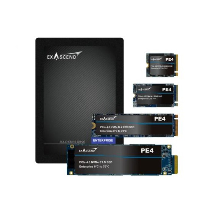 EXASCEND EXPE4U7680GB EXASCEND PE4 NVME PCIE GEN4X4 U.2 7.68TB 0 C-70 C