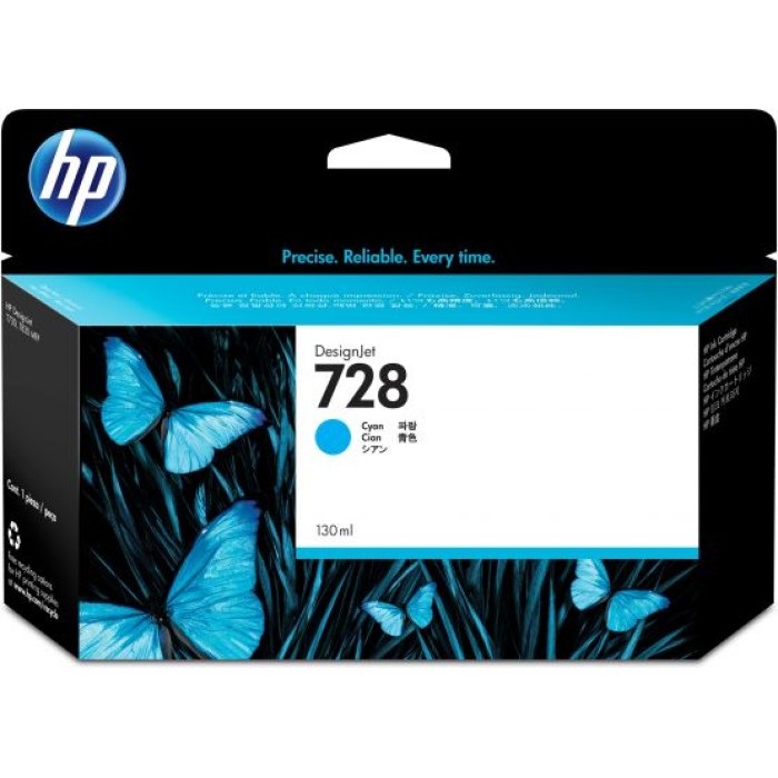 HP INC. F9J67A HP 728 130-ML CYAN INK CRTG