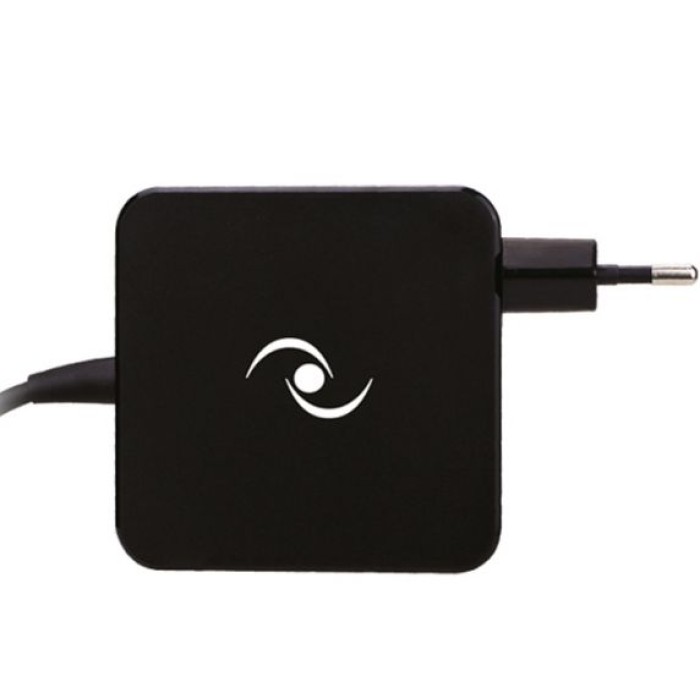 TECNOWARE FAU17563 POWER CHARGER USB-C 65W BLACK COLOR ALIMENTATORE