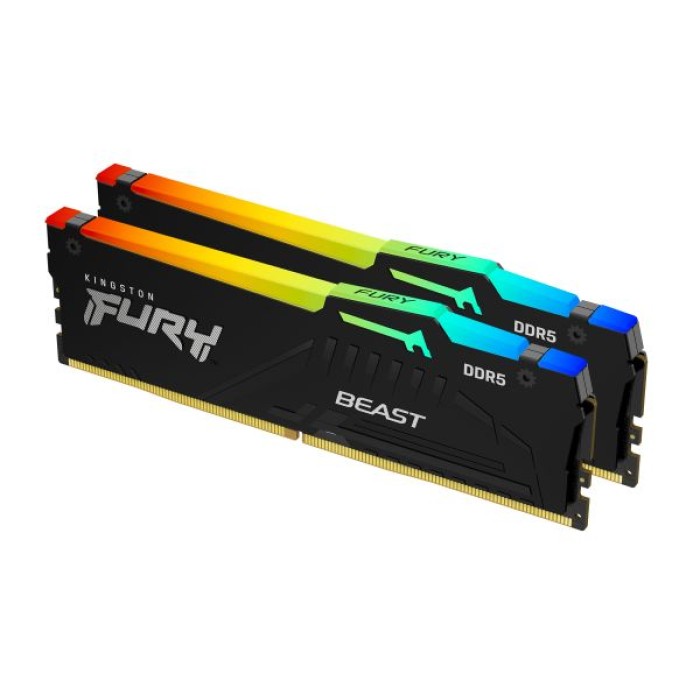 KINGSTON KF560C30BBEAK2-32 32GB 6000MT/S DDR5 DIMM (2X16GB) FURY BEAST RGB