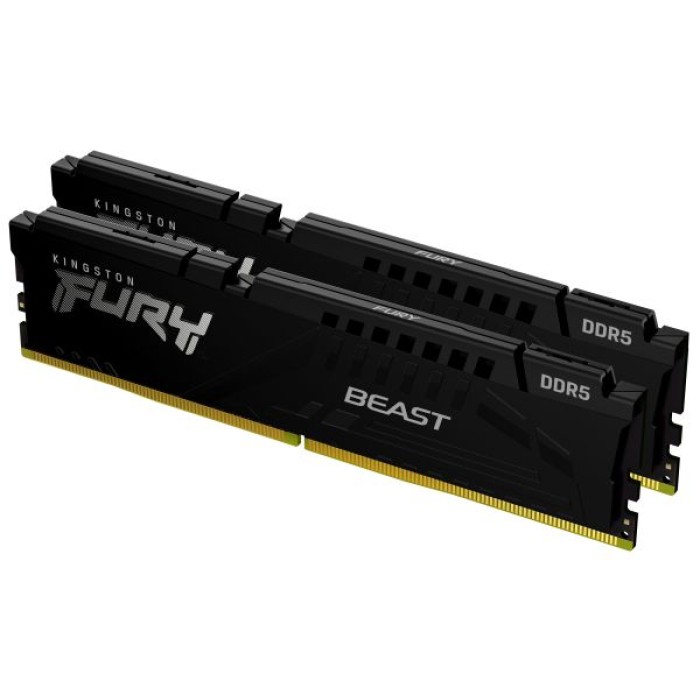 KINGSTON KF560C36BBE2K2-32 32GB 6000MT/S DDR5 DIMM (2X16GB) FURY BEAST BLACK