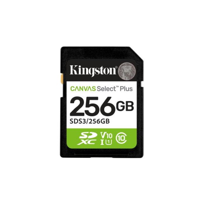 KINGSTON SDS3/256GB KINGSTON CANVAS SELECT PLUS SDXC 256GB 150MB/S