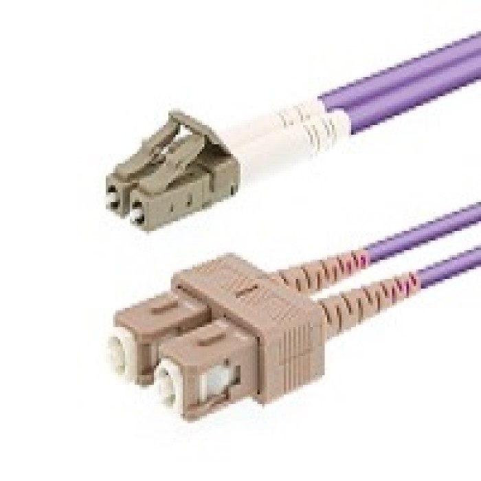 NESSOS ITALIA HL-LCSC2-OM4 Patch cord Duplex LC/SC 50/125 OM4 Viola mt.2