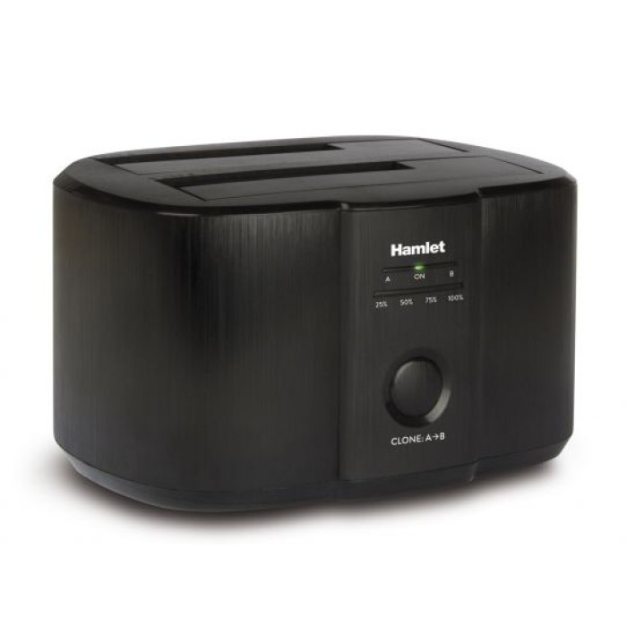 HAMLET HXDD2535CLN DOCKING 2.5 / 3.5SATA III  USB 3.0 DUAL BAY