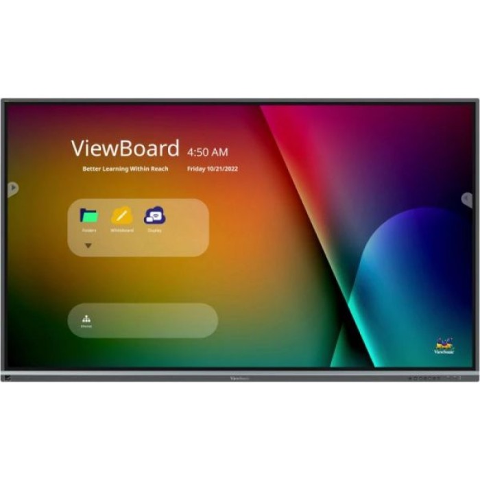 VIEWSONIC IFP6550-5F 65 40P  TOUCH 3840X2160. 400NITS 64GB 8GB 1200:1