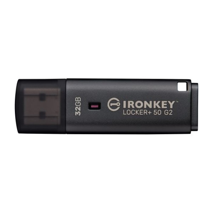 KINGSTON IKLP50G2/32GB 32GB IronKey Locker Plus 50 G2. FIPS 197. AES-256