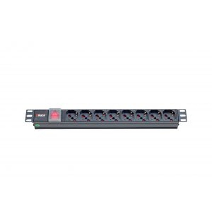 ITRACK ITR-309144 PDU 8 PRESE Bipasso/Schuko Int.Lum Cavo spina C14