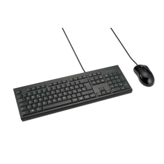 KENSINGTON K75452IT KIT TASTIERA/MOUSE CON CAVO KENSINGTON KM100 EQ