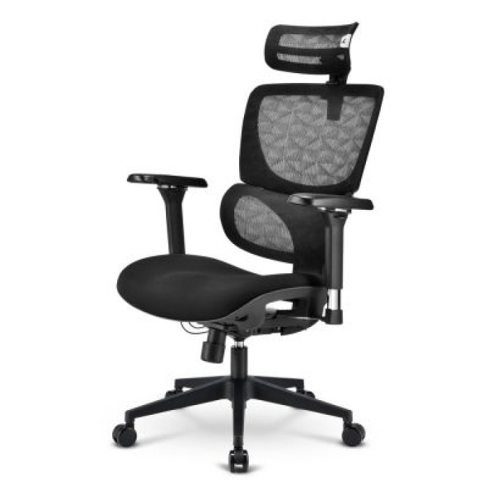 SHARKOON OFFICEPAL C40 SEDIA OFFICE ERGONOMICA IN TESSUTO E RETE MESH