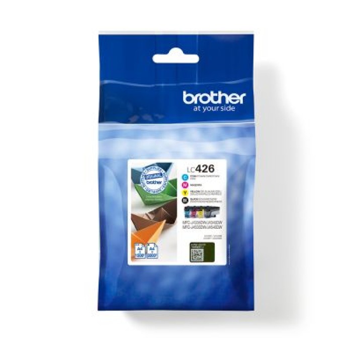 BROTHER LC426VAL KIT CARTUCCE - 1.500 PAG COLORI + 3.000 PAG NERO