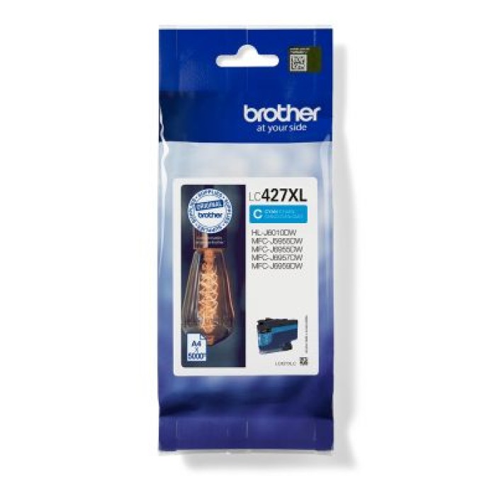 BROTHER LC427XLC INK CIANO - LC-427XLC - 5.000 PAGINE