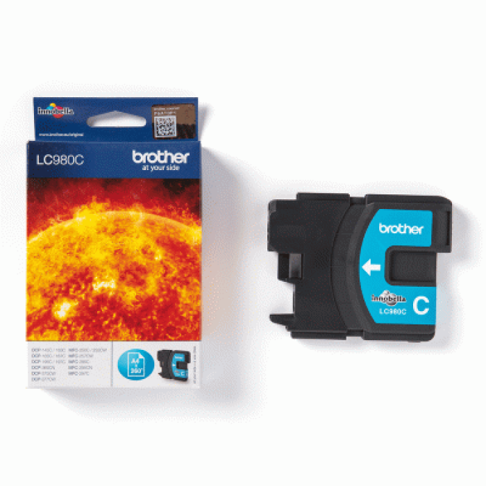 BROTHER LC980C TONER CIANO - LC-980C - 260 PAGINE