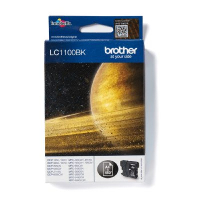 BROTHER LC1100BK TONER NERO - LC-1100BK - 450 PAGINE