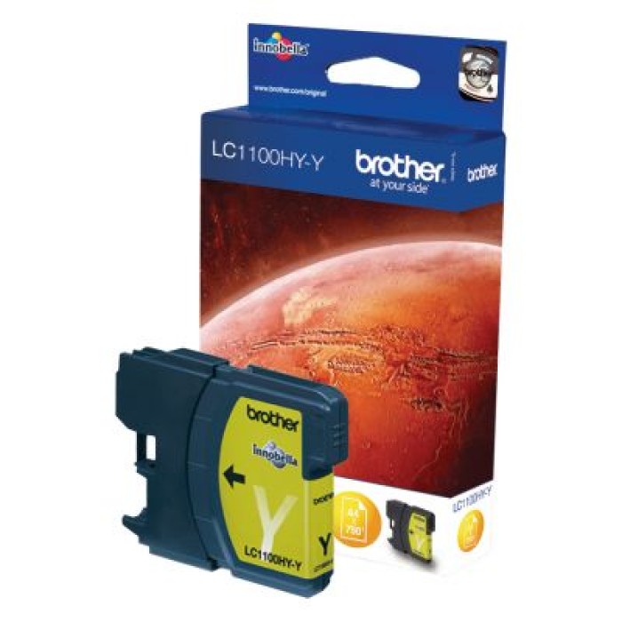 BROTHER LC1100HYY TONER GIALLO - LC-1100HYY - 750 PAGINE
