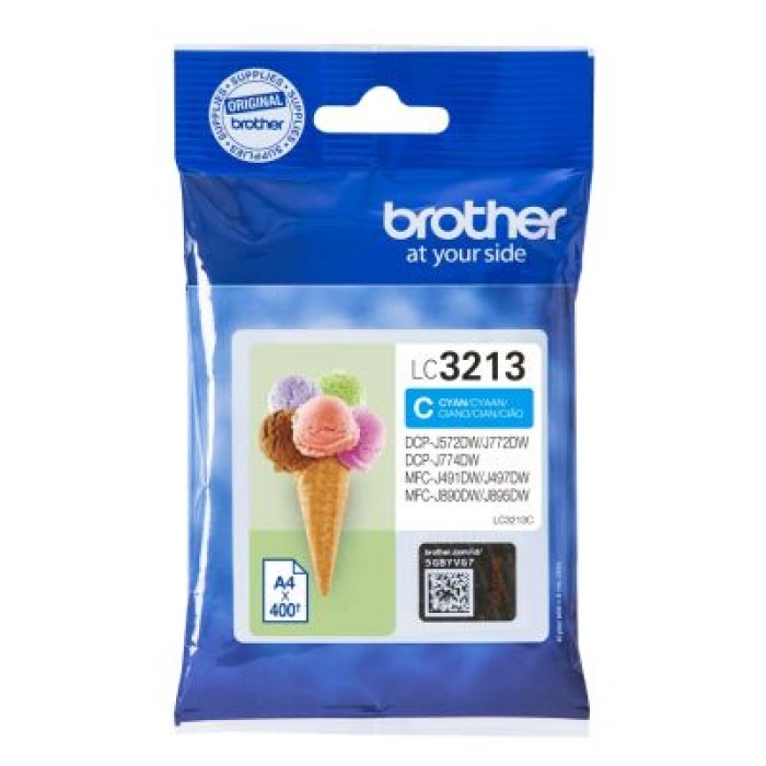 BROTHER LC3213C TONER CIANO - LC-3213C - 400 PAGINE