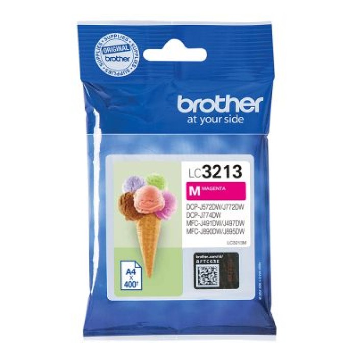BROTHER LC3213M TONER MAGENTA - LC-3213M - 400 PAGINE