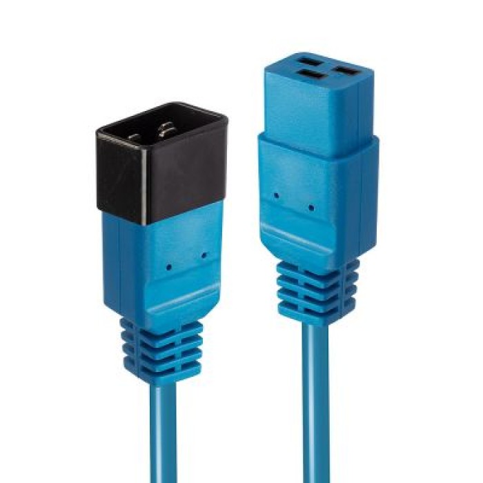 LINDY LINDY30121 PROLUNGA DI ALIMENTAZIONE IEC C19 - C20 BLU. 2M
