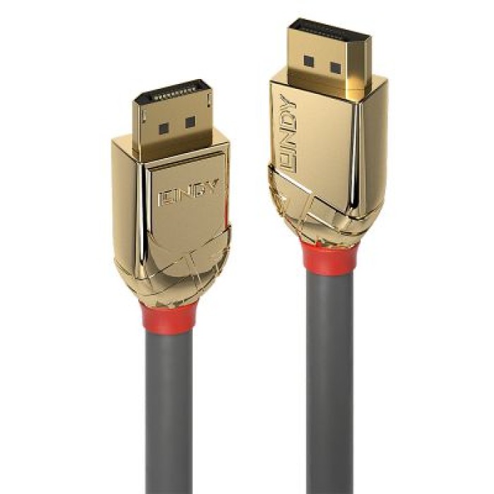 LINDY LINDY36296 CAVO DISPLAYPORT 1.2 GOLD LINE. 10M