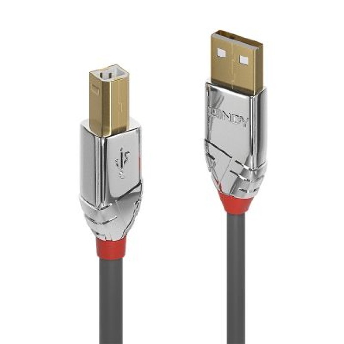LINDY LINDY36645 CAVO USB 2.0 A/B CROMO LINE. 7.5M