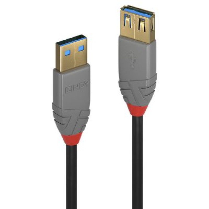 LINDY LINDY36761 PROLUNGA USB 3.0 TIPO A ANTHRA LINE. 1M