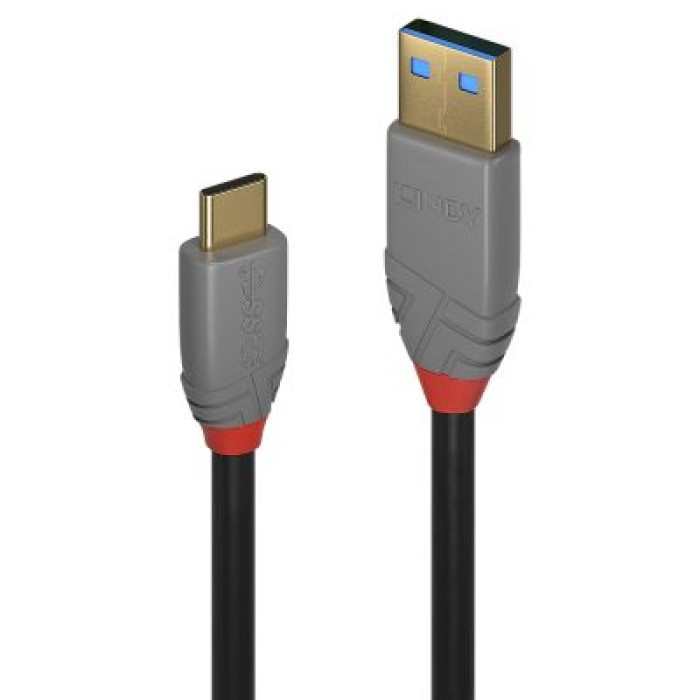 LINDY LINDY36913 2M USB 3.2 TYP A A C . 5A PD. ANTHRA LINE