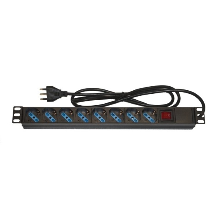 LINK LK10051 MULTIPRESA DA RACK 19  8 PRESE UNIVERSALI