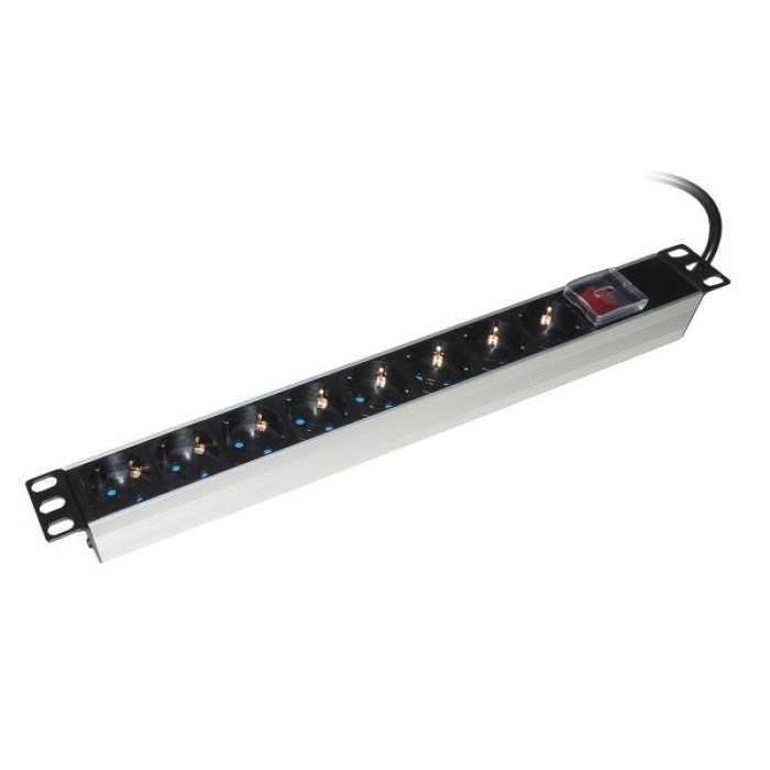LINK LKMP08S MULTIPRESA DA RACK 19  8 PRESE SCHUKO