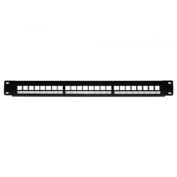 LINK LKPV24 PANNELLO PATCH VUOTO COLORE NERO 24 PORTE