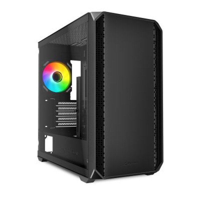 SHARKOON MK2 RGB BLACK MATX 2X U3. 1XTYPE-C. 2X120ARGB