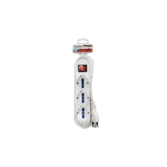 VULTECH MU-02 MULTIPRESA BIPASSO 9 POSTI + TASTO ON OFF 16A