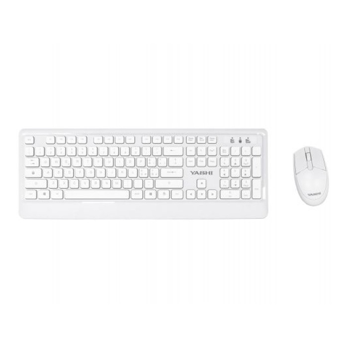 YASHI MY538 KIT KEYBOARD/MOUSE WIRELESS KIT WHITE ENG