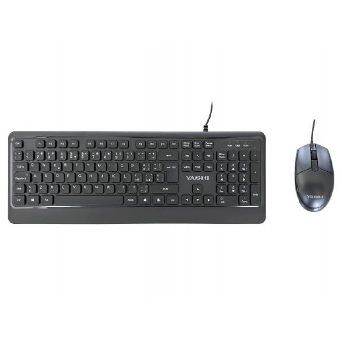 YASHI MY541 YASHI EXCLUSIVE DUAL USB KEYB+MOUSE BLACK