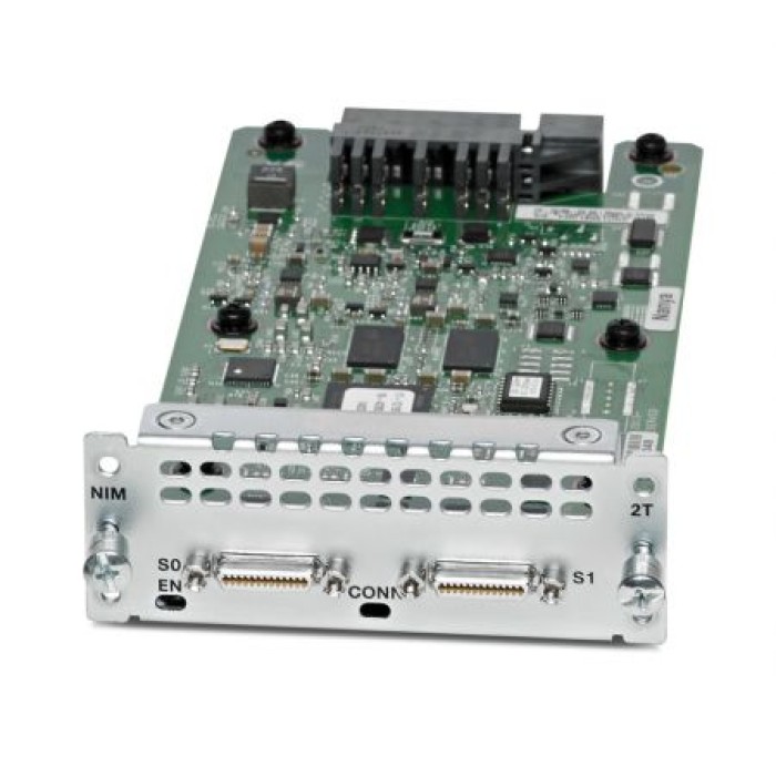 CISCO NIM-2T= 2-PORT SERIAL WAN INTERFACE CARD.
